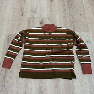 Madewell Striped Turtleneck Sweater
